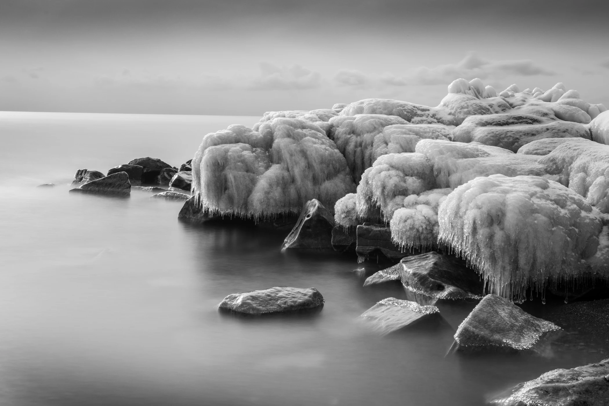 Ice formations, The Beaches, Toronto