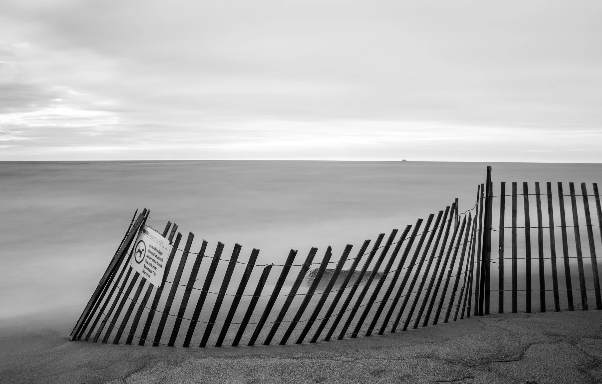 Storm fence, The Beaches, Toronto 