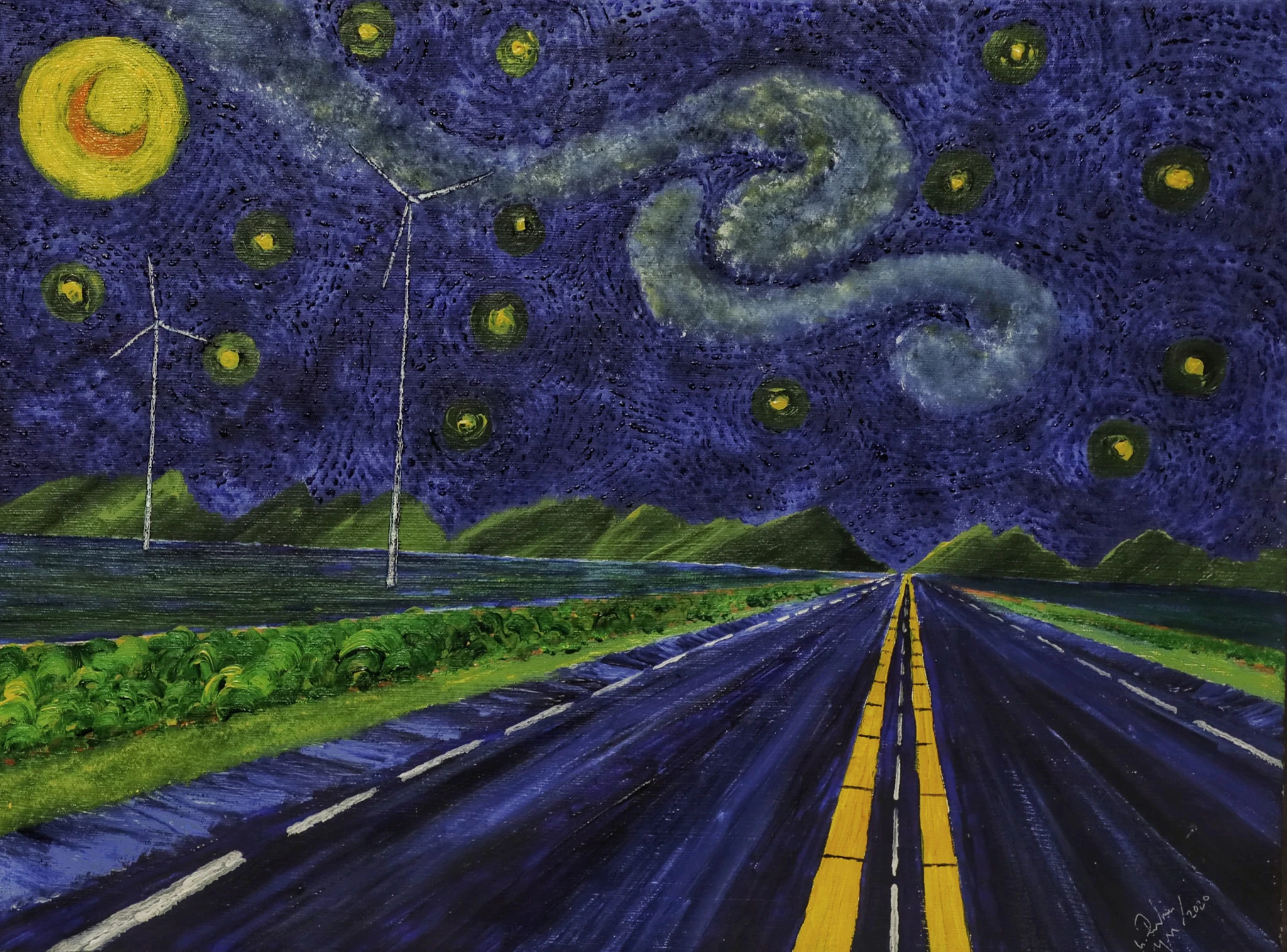 Way to the Starry Night