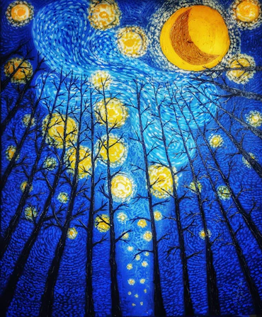 Horizon at the Starry Night
