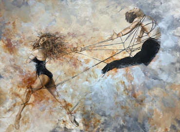 Dancers with a rope