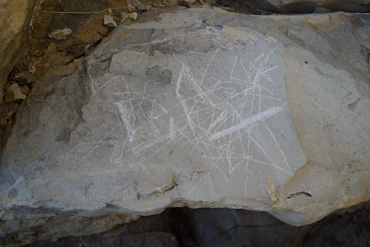 Rock drawing