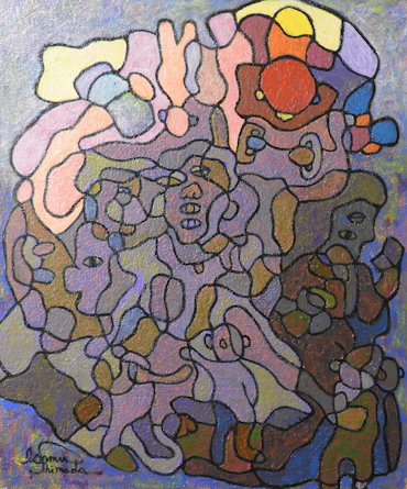 Oil painting abstract painting