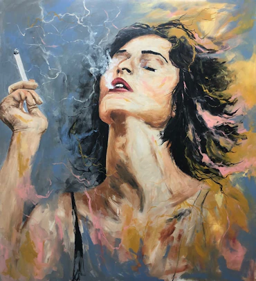 Smoking woman