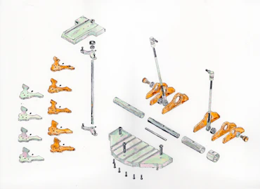 #700-Neck Mechanism-Exploded