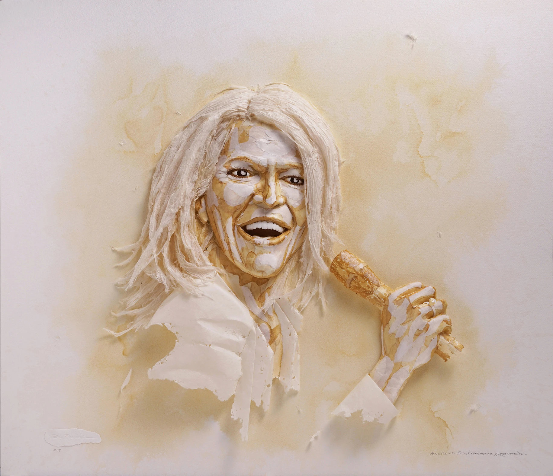 Portrait of Anne Ducros - French Jazz Vocalist