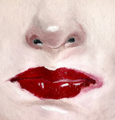 Whose That Lipstick on The Glass