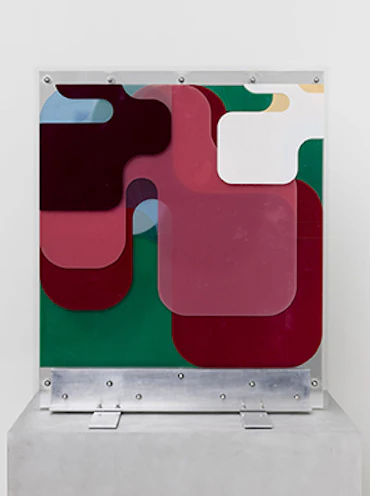 TEXTURED MERGED NETWORKS-Artefact I - Double Sided KINETIC sculpture-