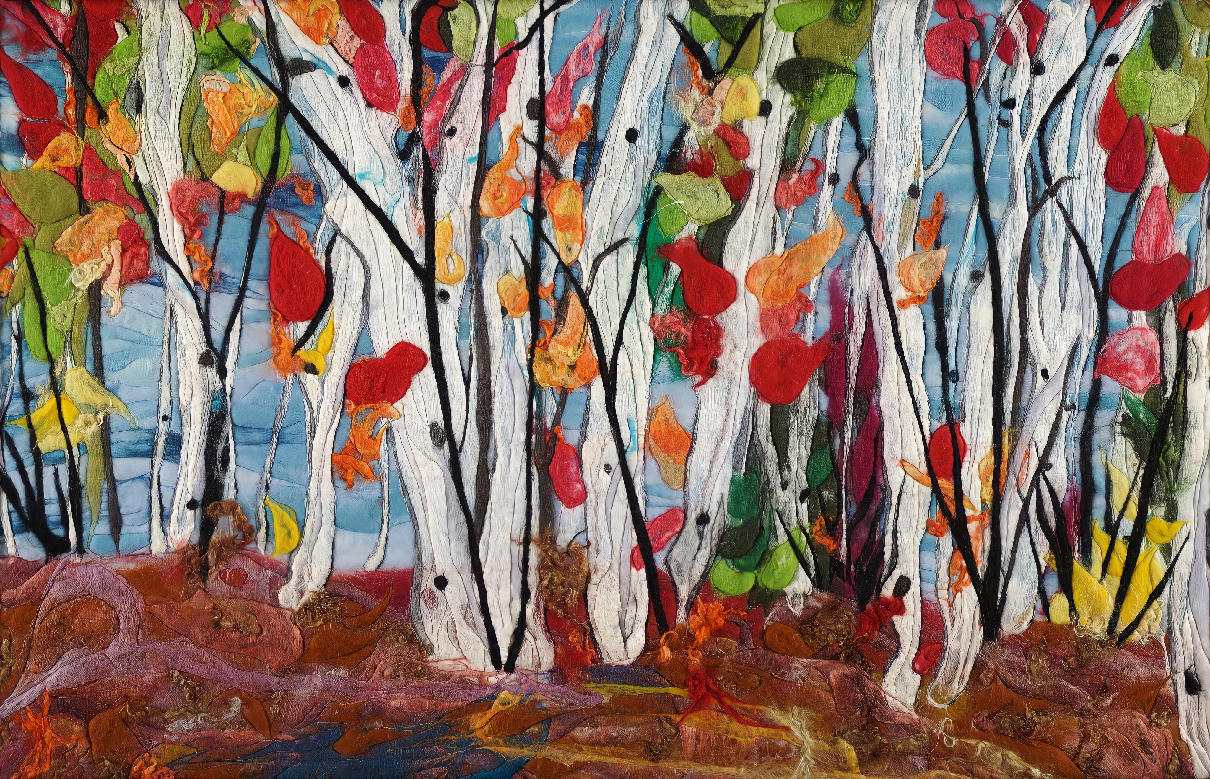 Large woodland tapestry #2