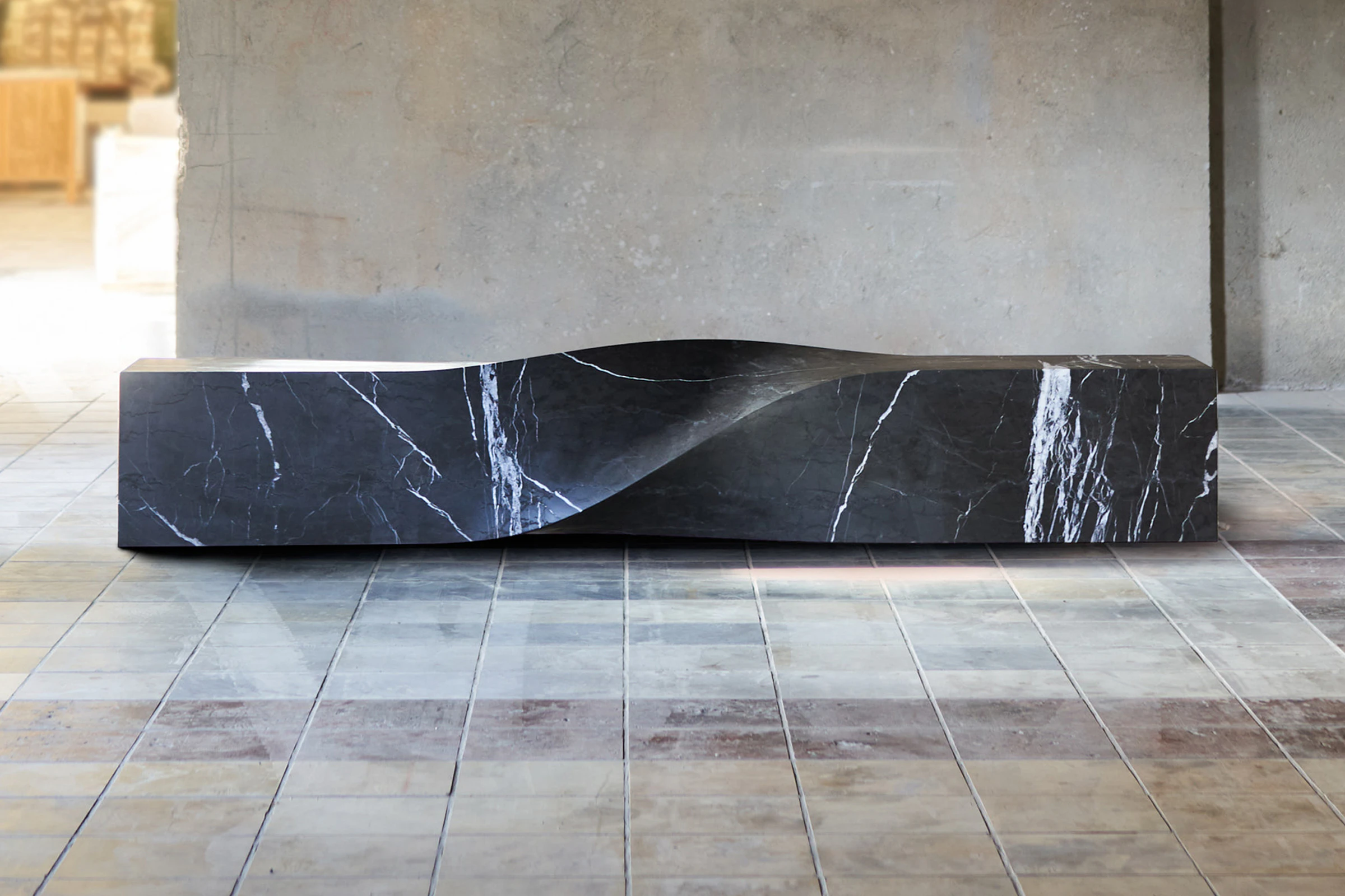 SOUL SCULPTURE BENCH IN MARBLE