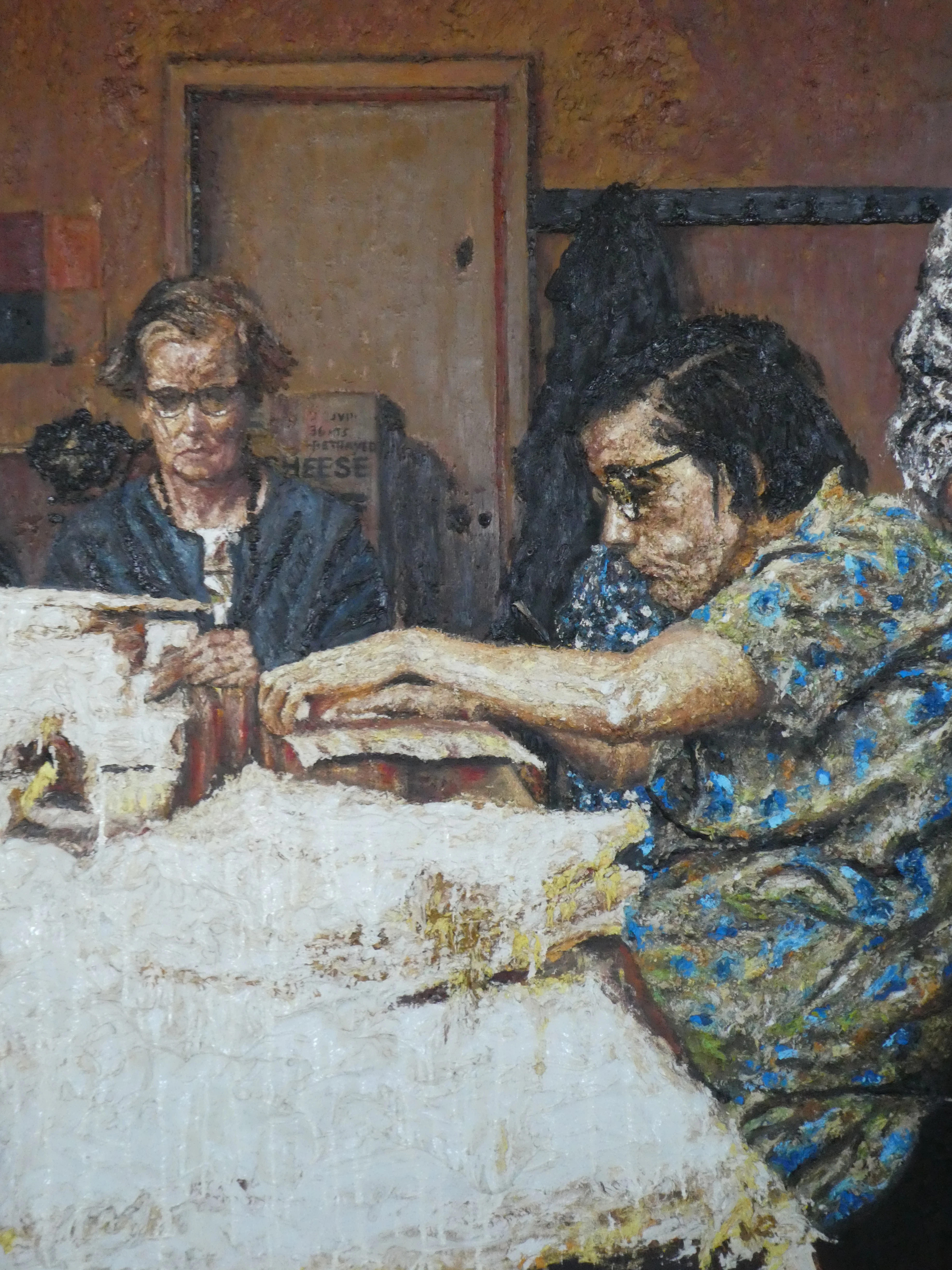 Women at a table 1. 