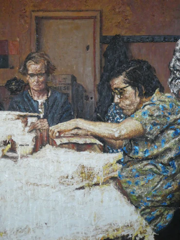Women at a table 1.