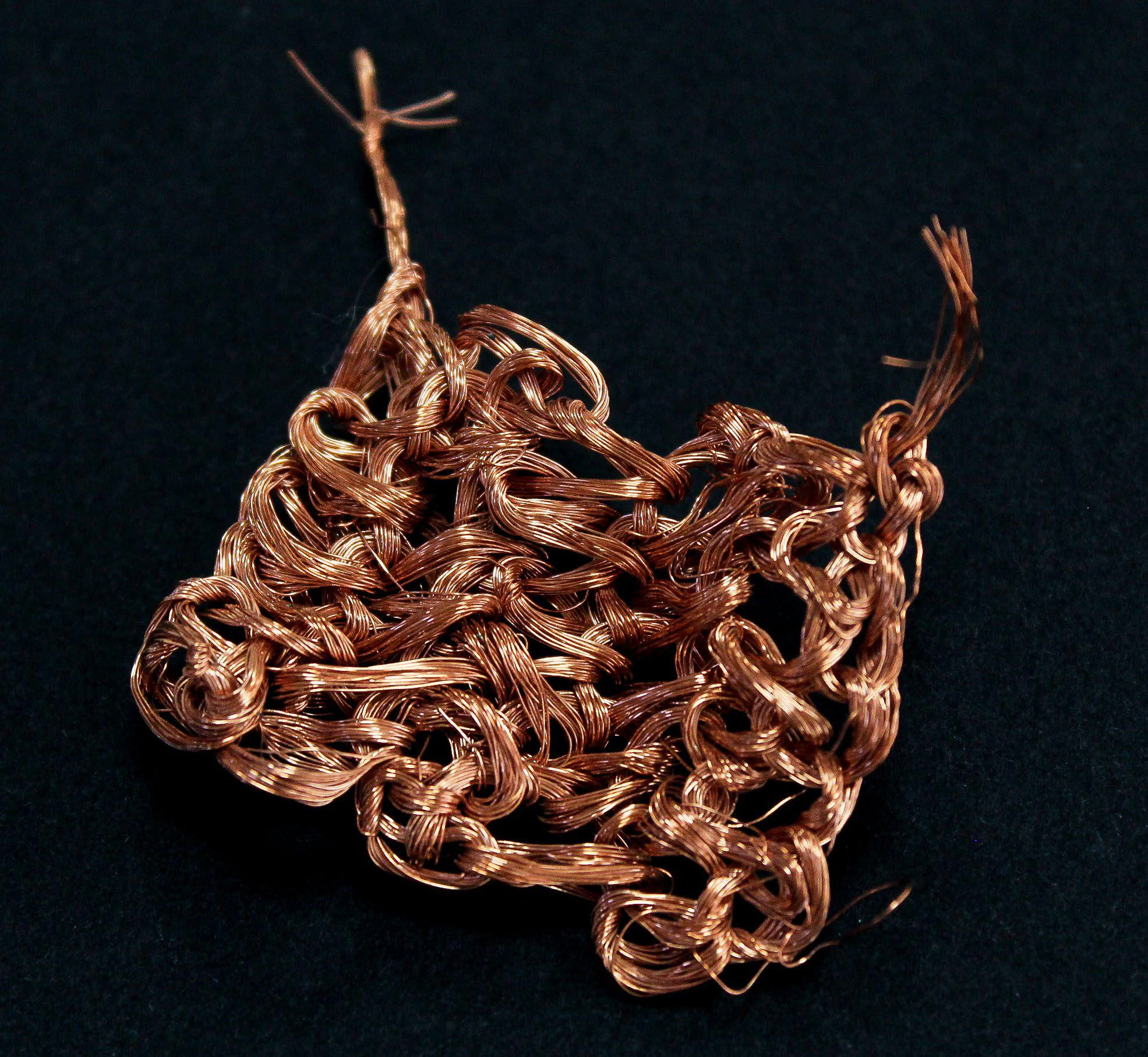 Crocheting with Copper Wire (exploratory series)