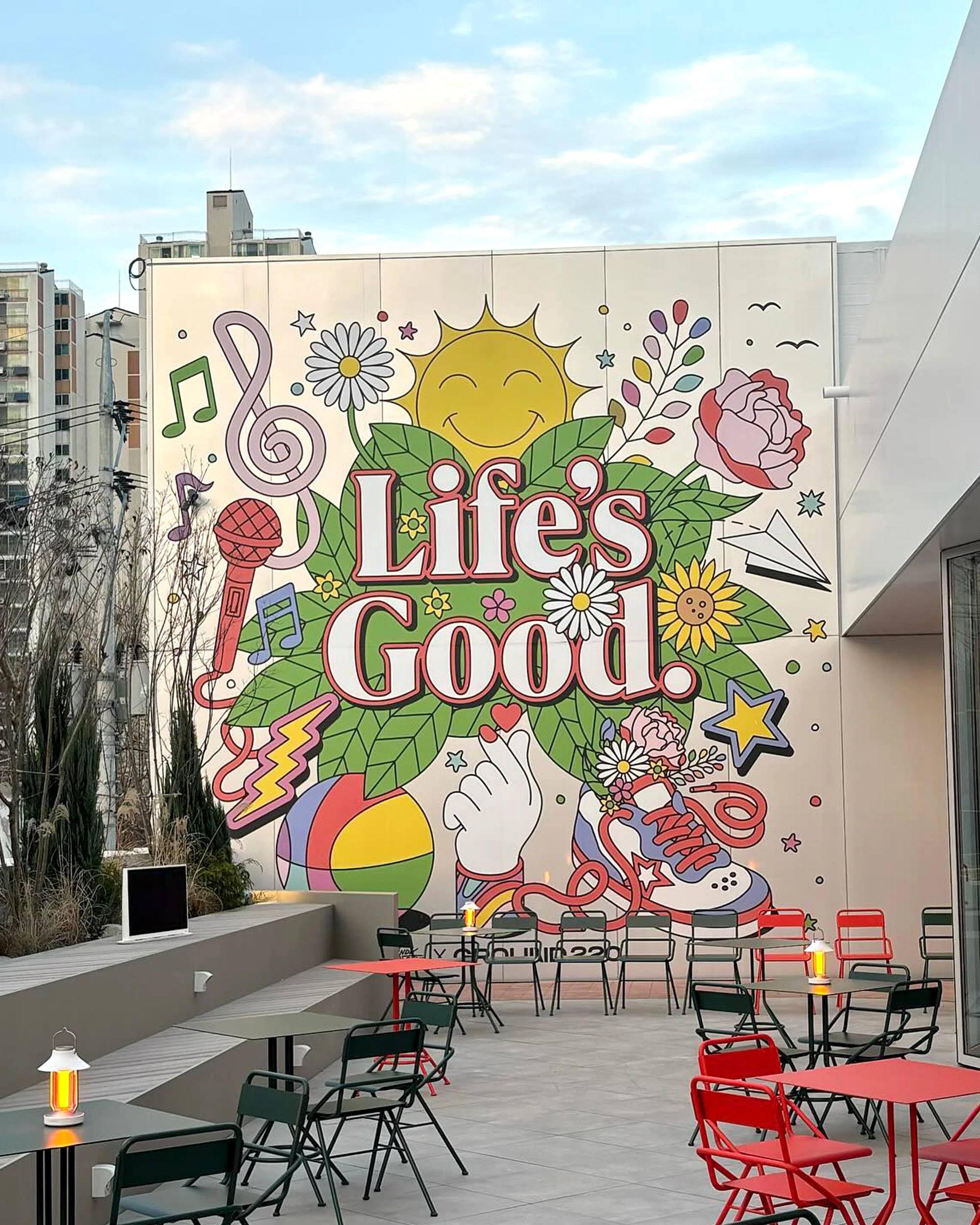 Summer Mural Installation Illustration – Seoul Korea