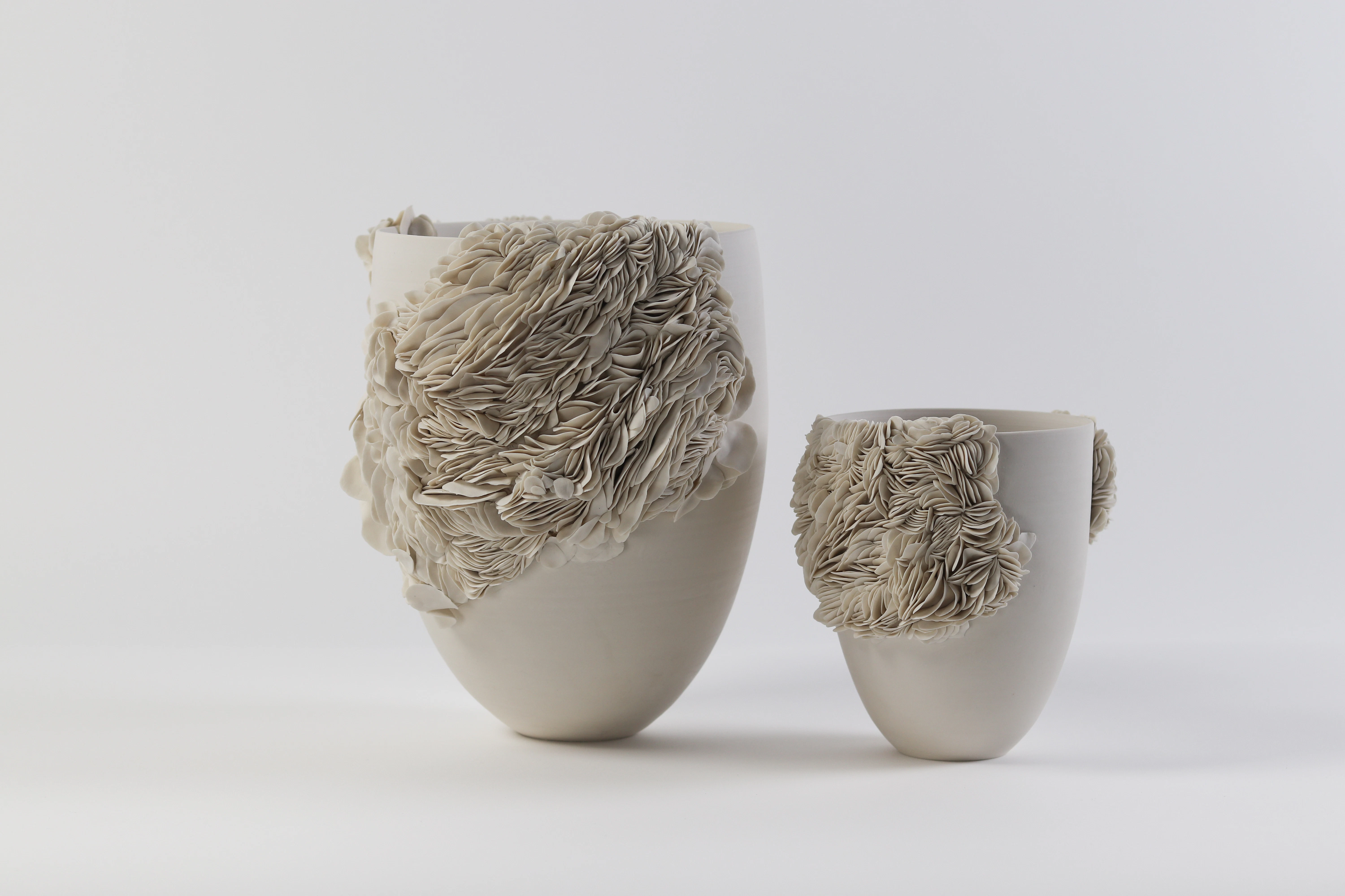 Vessel with texture, collaboration 