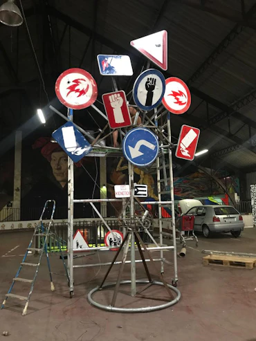 Street sign Protest