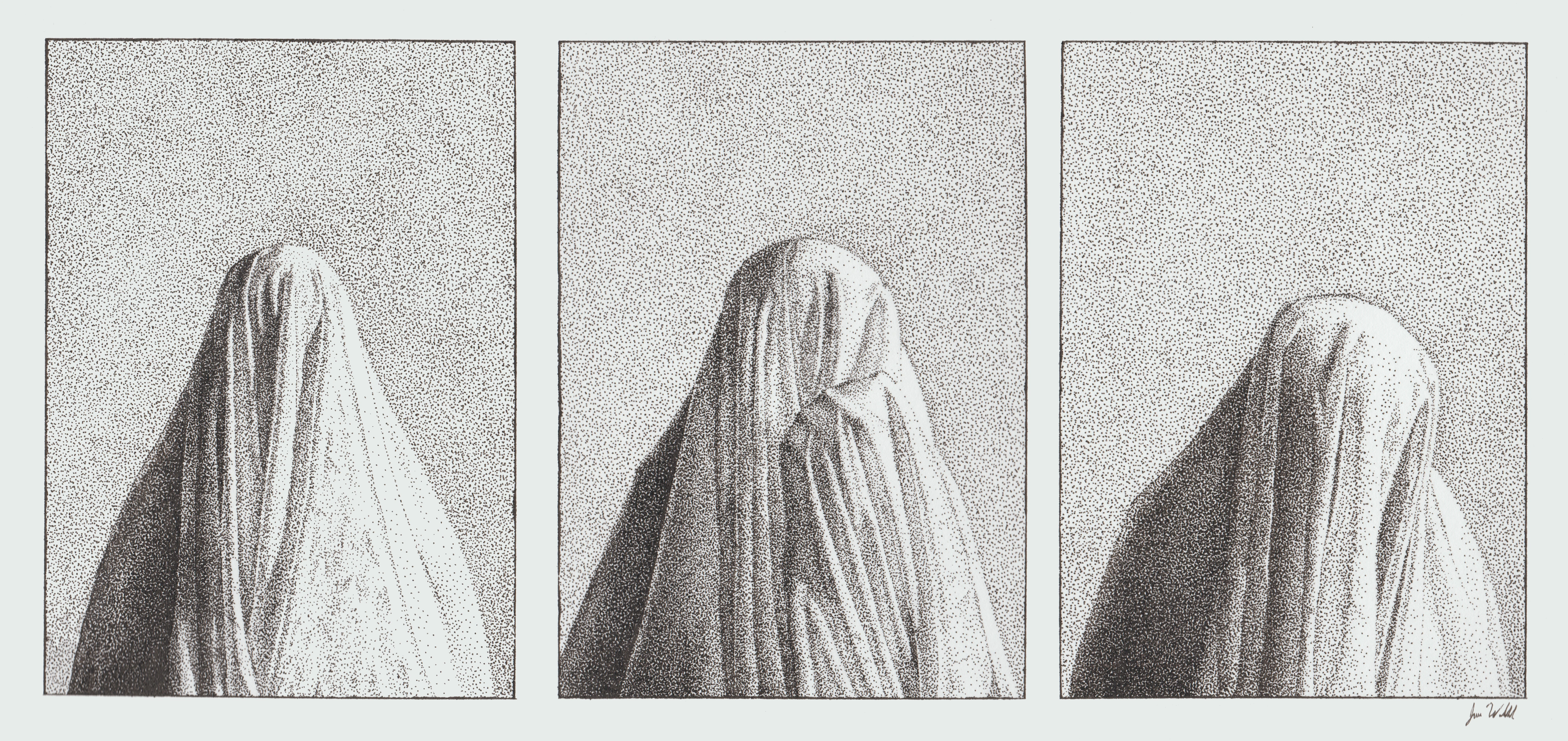 Ghost #3 - Triptych