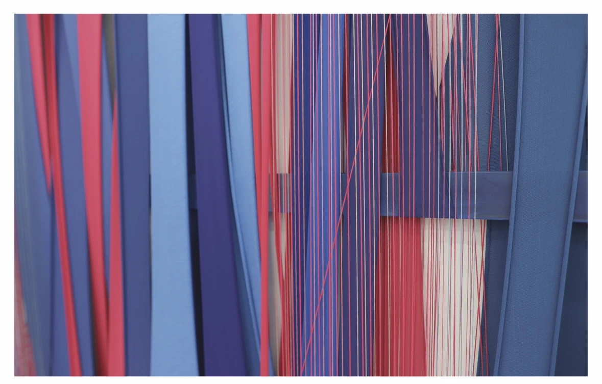 Fabric Drawing #144(The right to walk) by Daun Jeong...