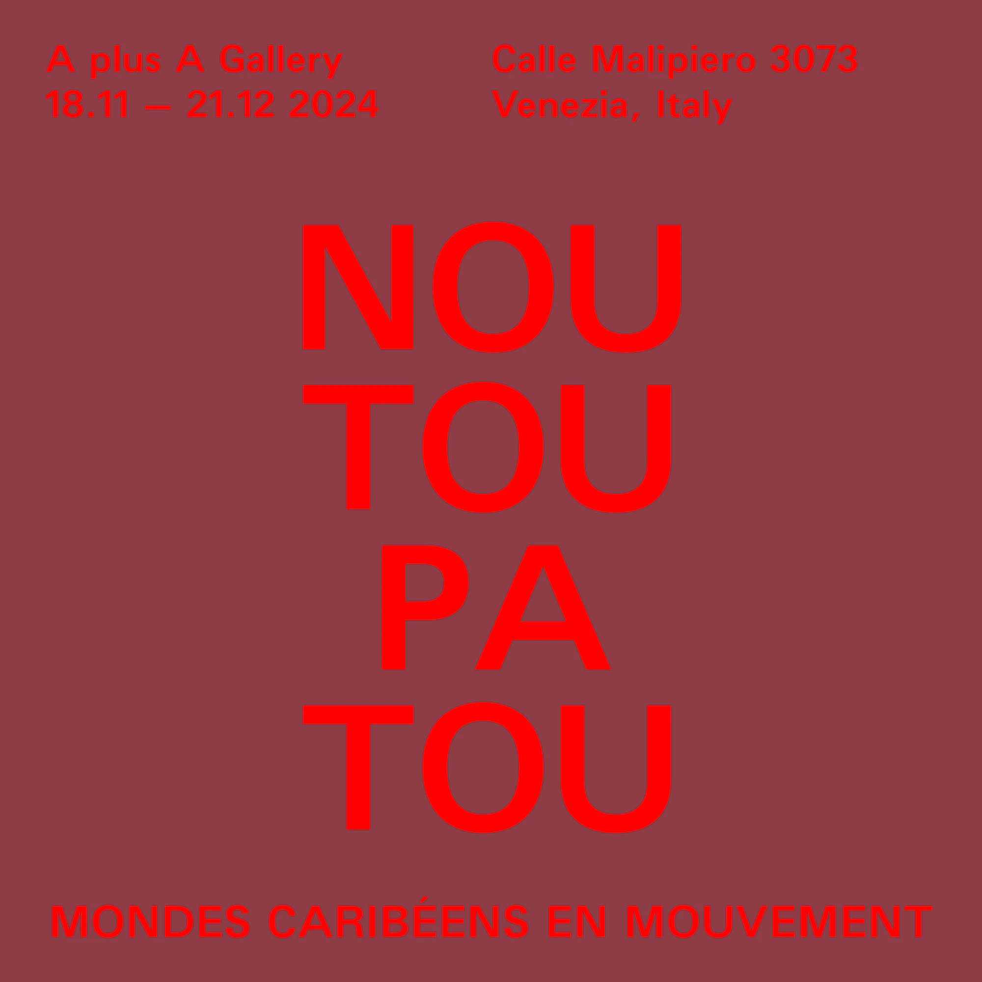 Noutoupatou, Mondes caribéens en mouvement 