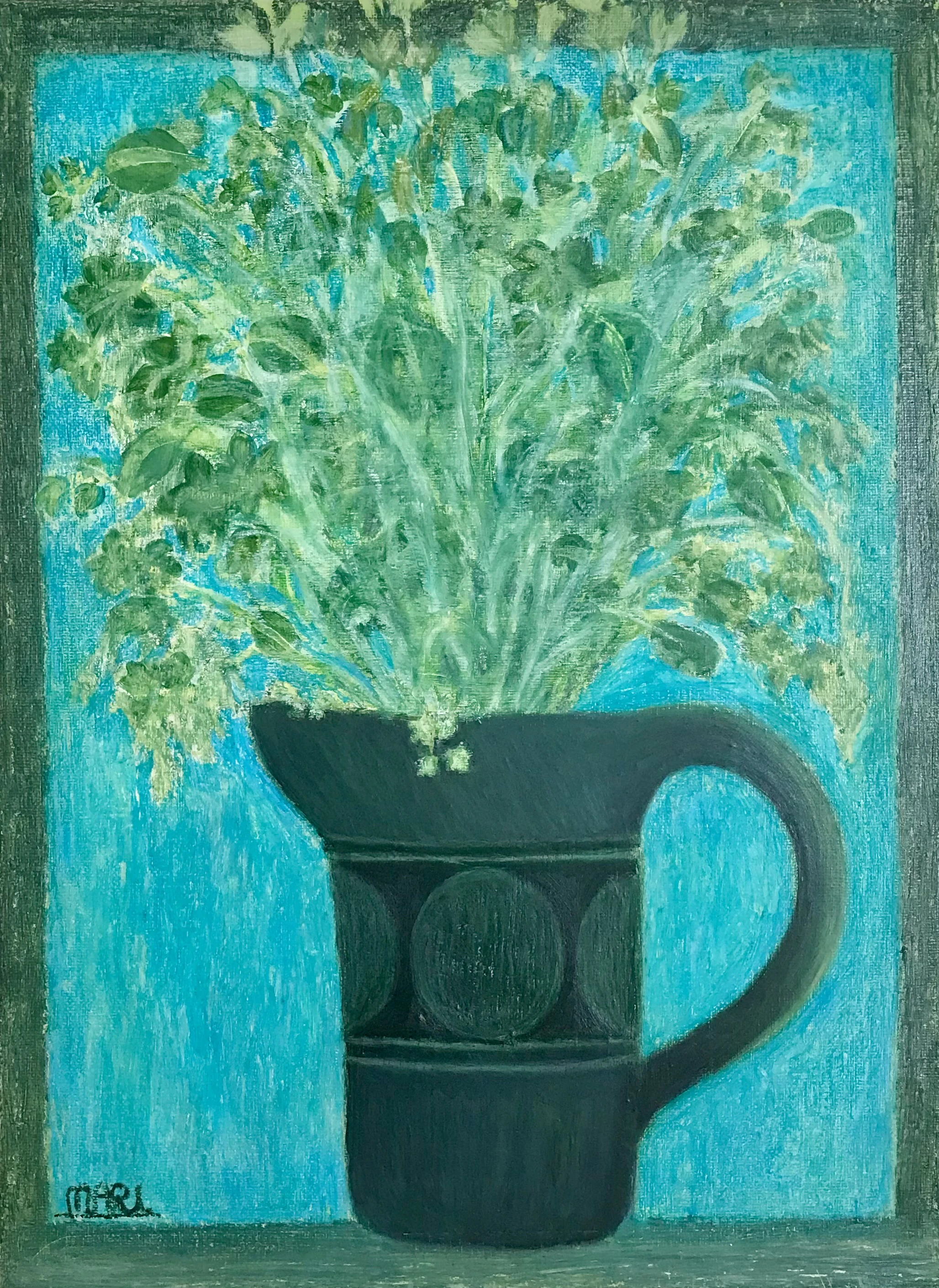 Summer grass in a vase