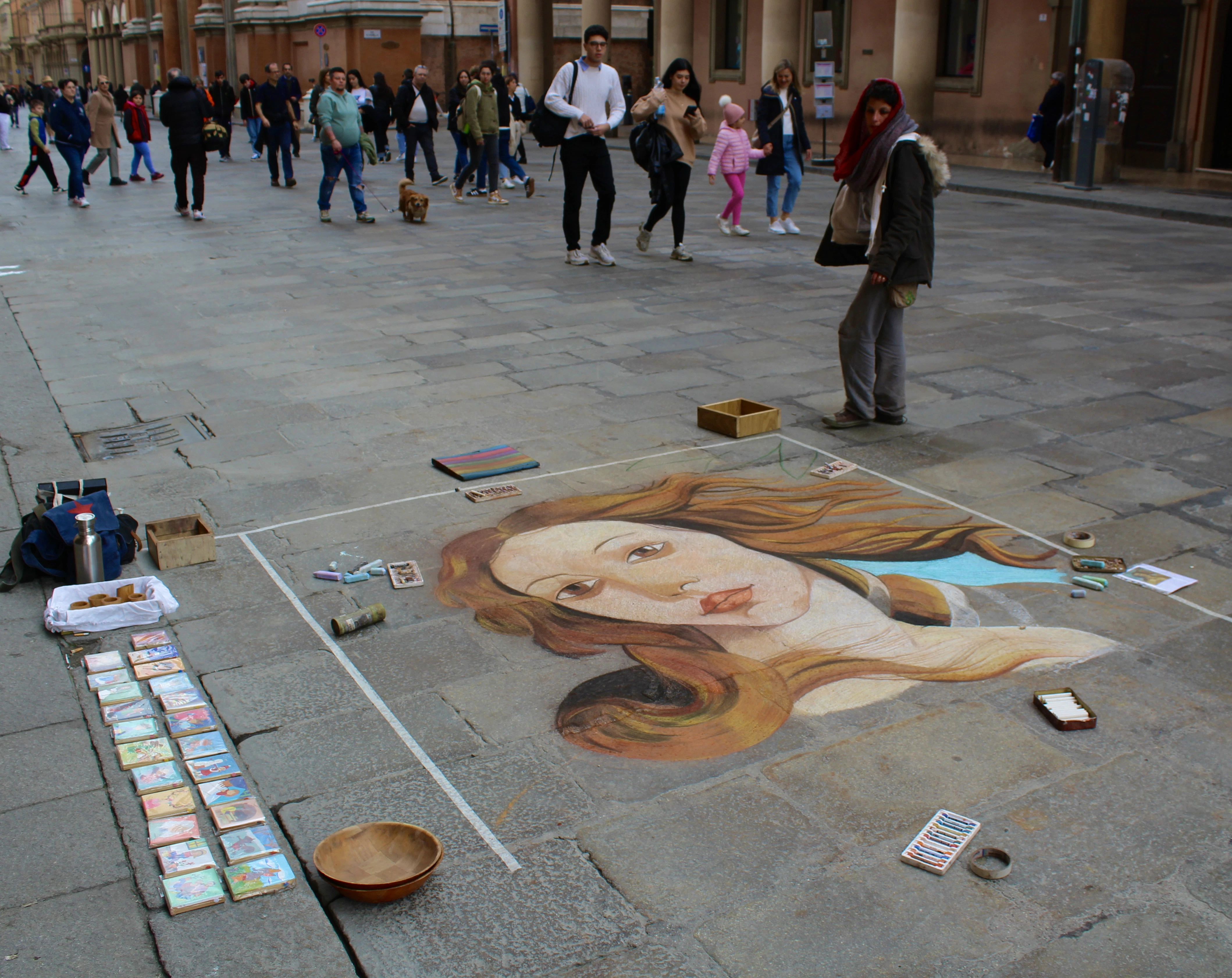 Street Artist in Bologna 