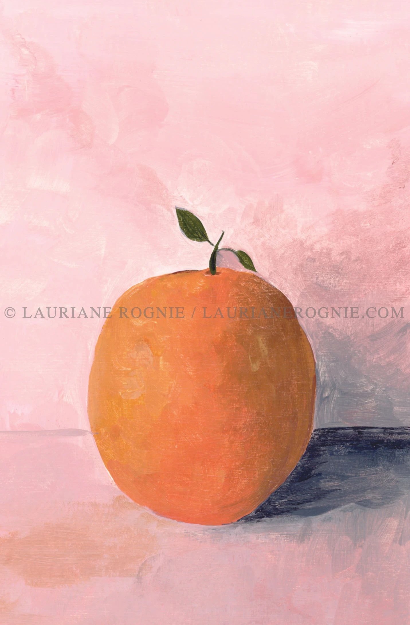 Still Life - Une orange