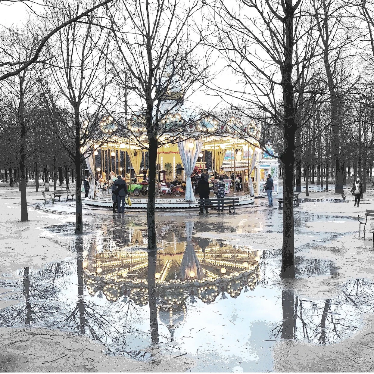 LE JARDIN DU CARROUSEL, PARIS