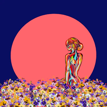 Viola al tramonto 
