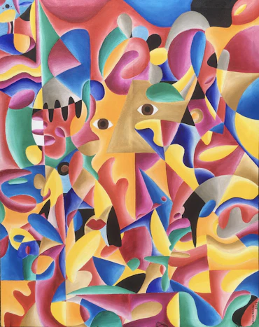 Self Portrait(Cubist Form)