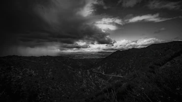 Passing Storm, Santa Clarita