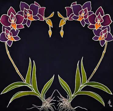 Orchids in a Heart