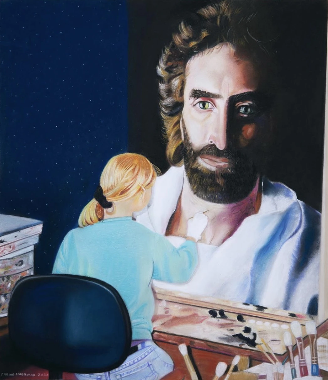 Akiane painting the prince of peace