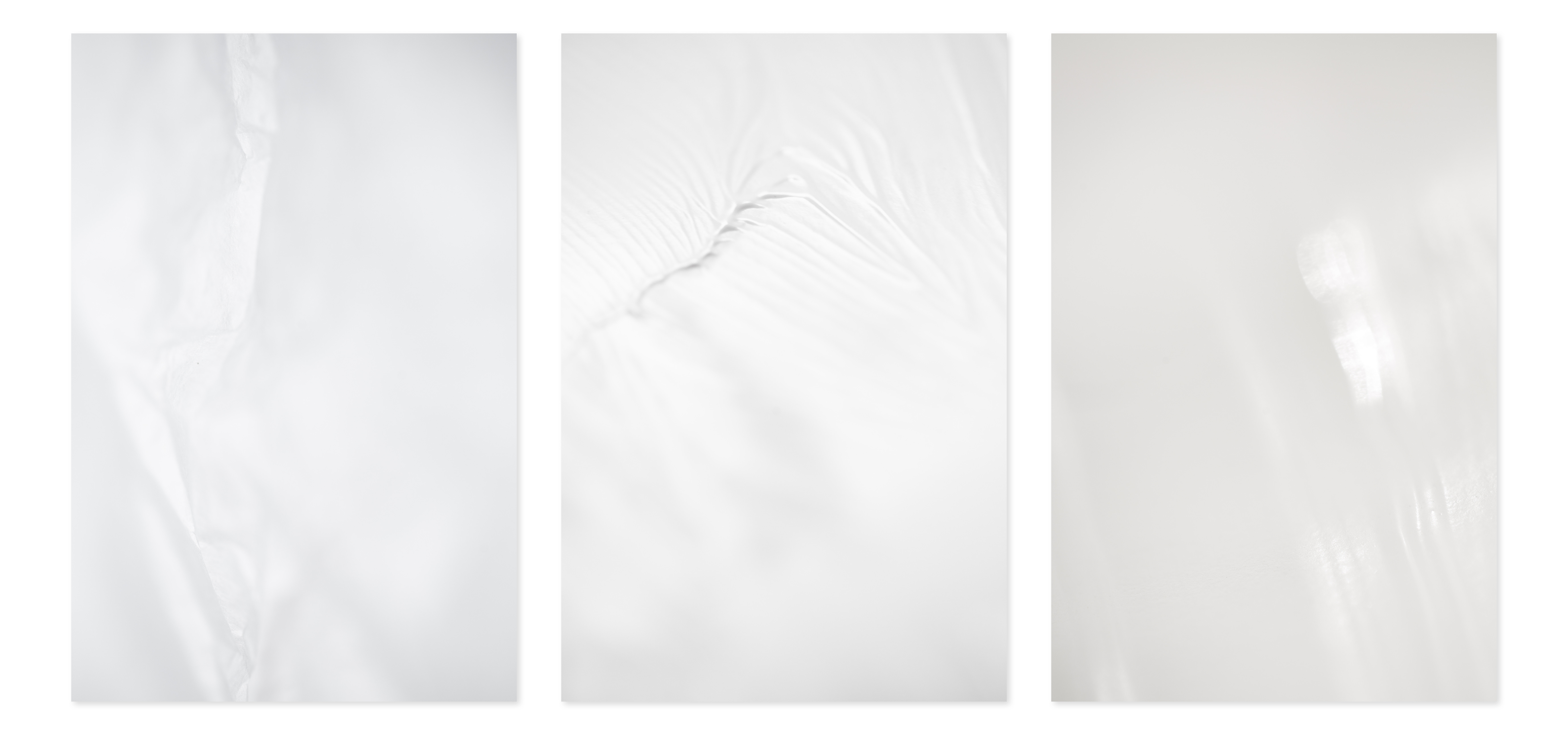 Traces in White — Three Diptychs, One Triptych