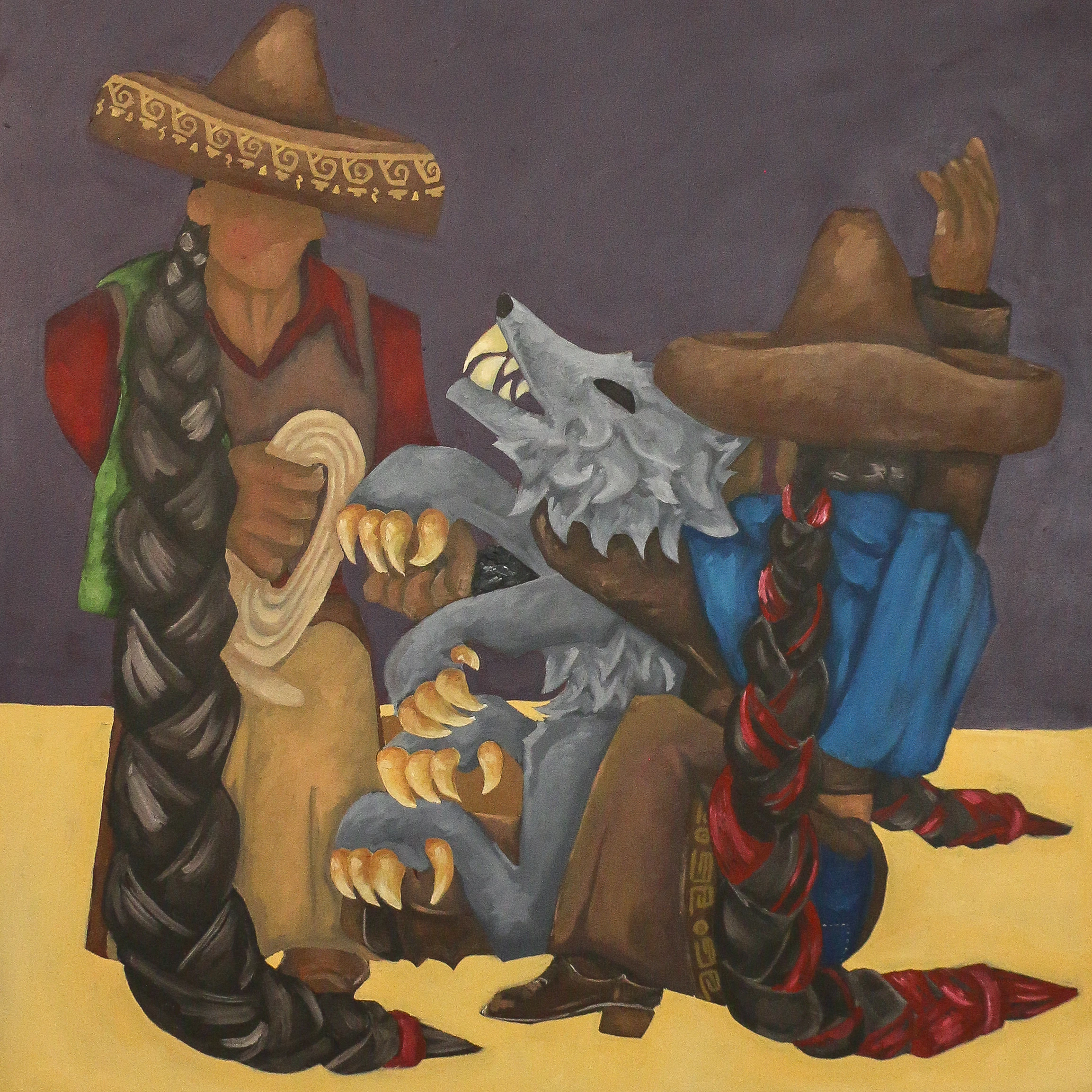 Woman, Man & Wolf 