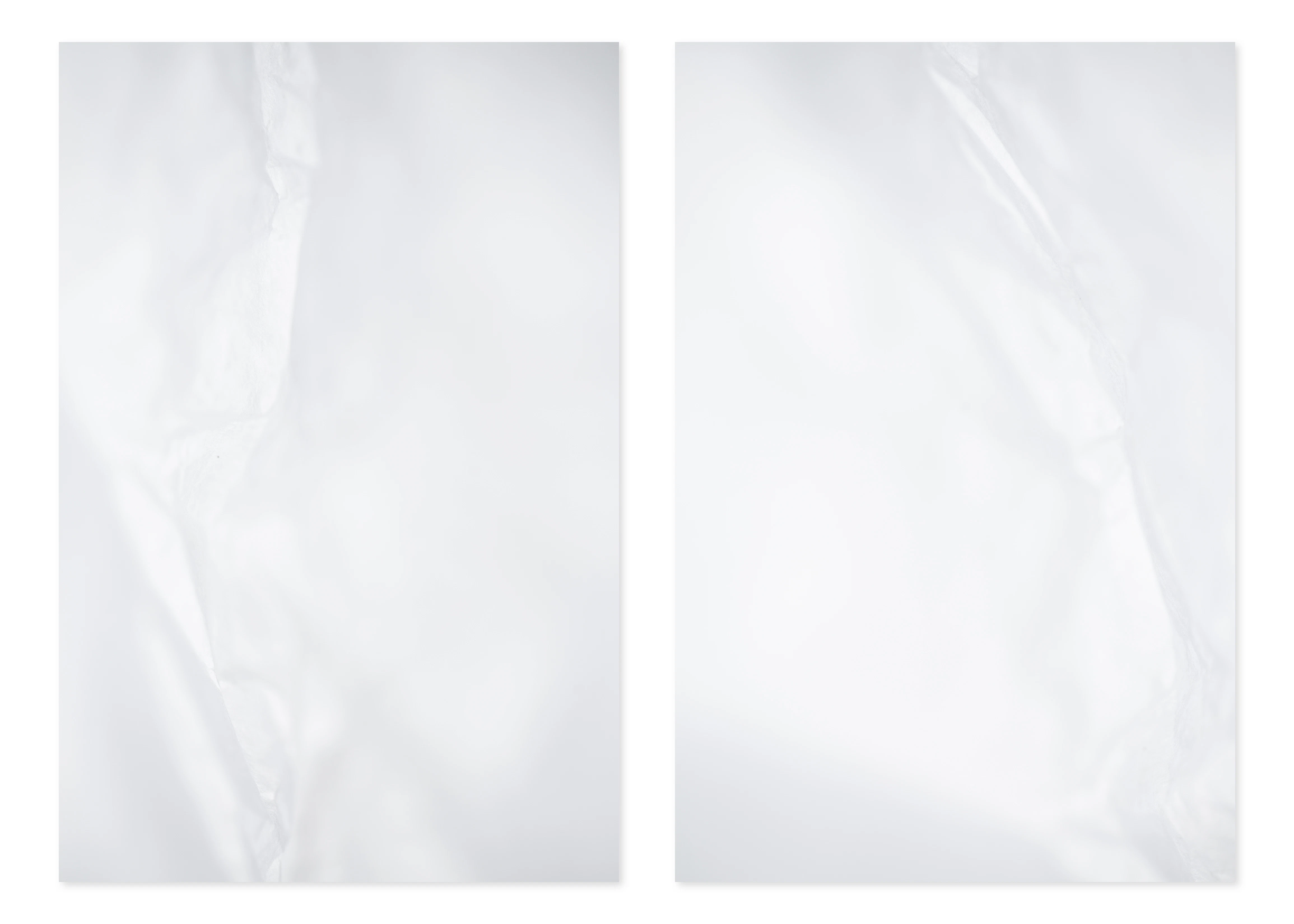 Traces in White — Three Diptychs, One Triptych by Hana...