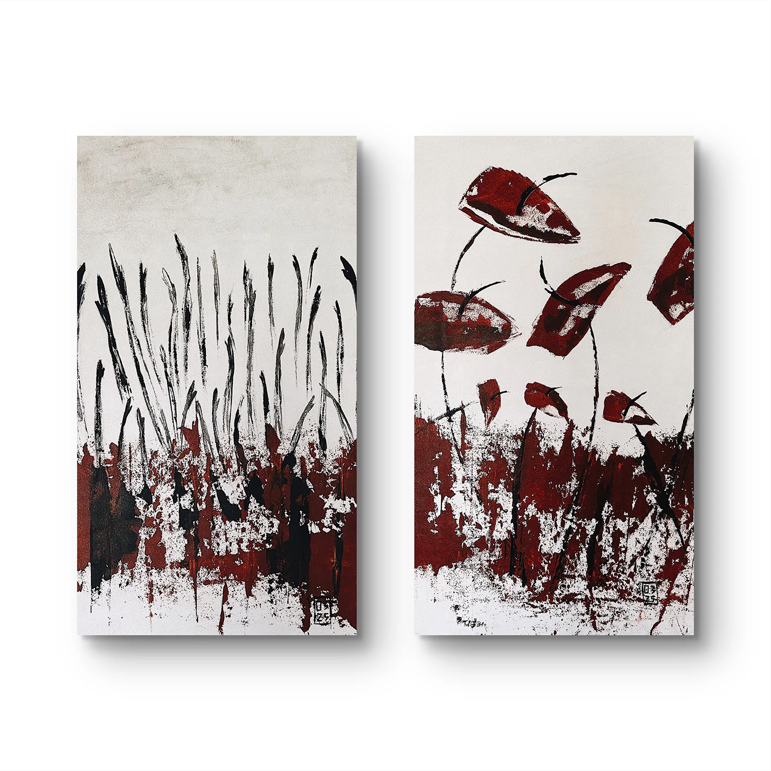 What the Field Remembers (Diptych)