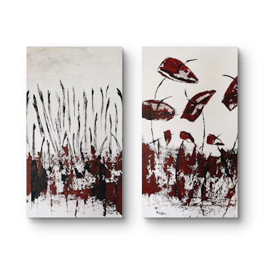 What the Field Remembers (Diptych)