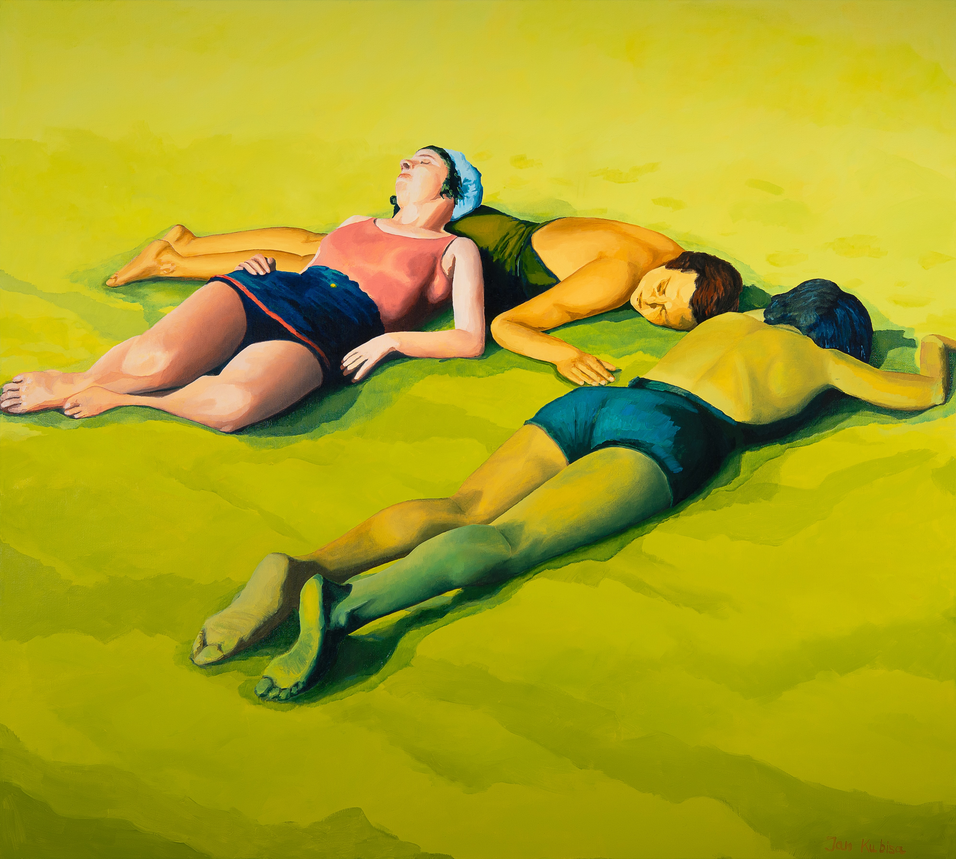 Beach Triangle 3 / Three Sleeping Figures