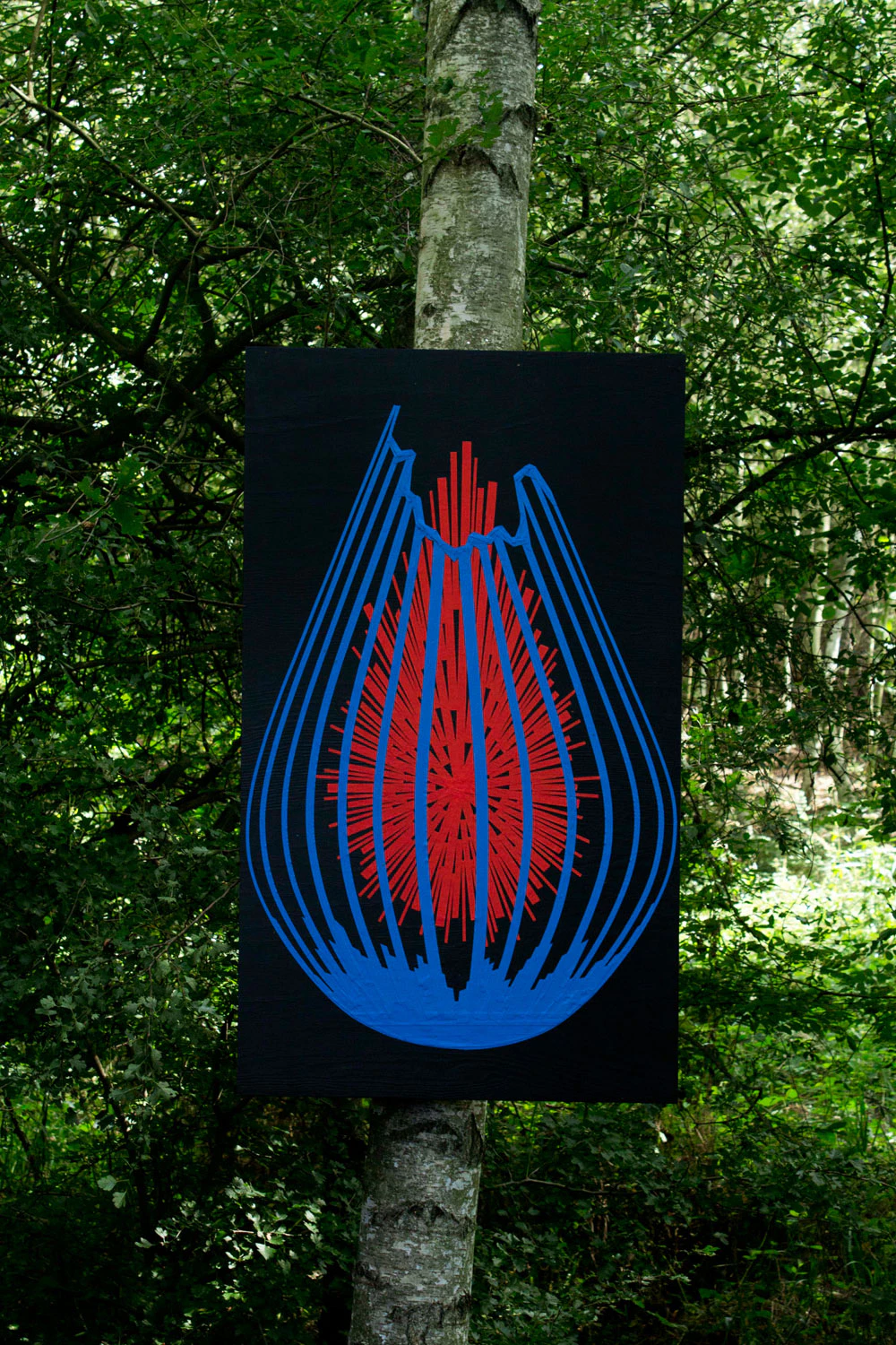 RAIN FOREST - INTERACTIVE TAPE ART INSTALLATION by TAPE OVER...
