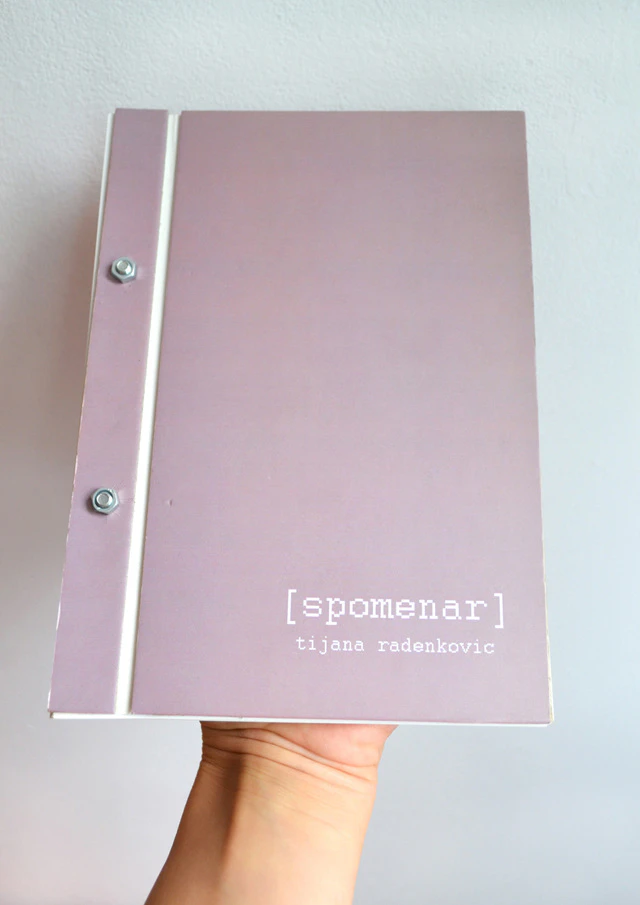 Spomenar/Artist book by Tijana Radenkovic...