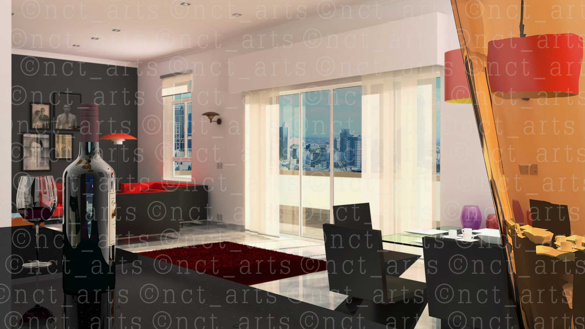 3D Apartment Bauhaus-Style by nicolas chamas türk...
