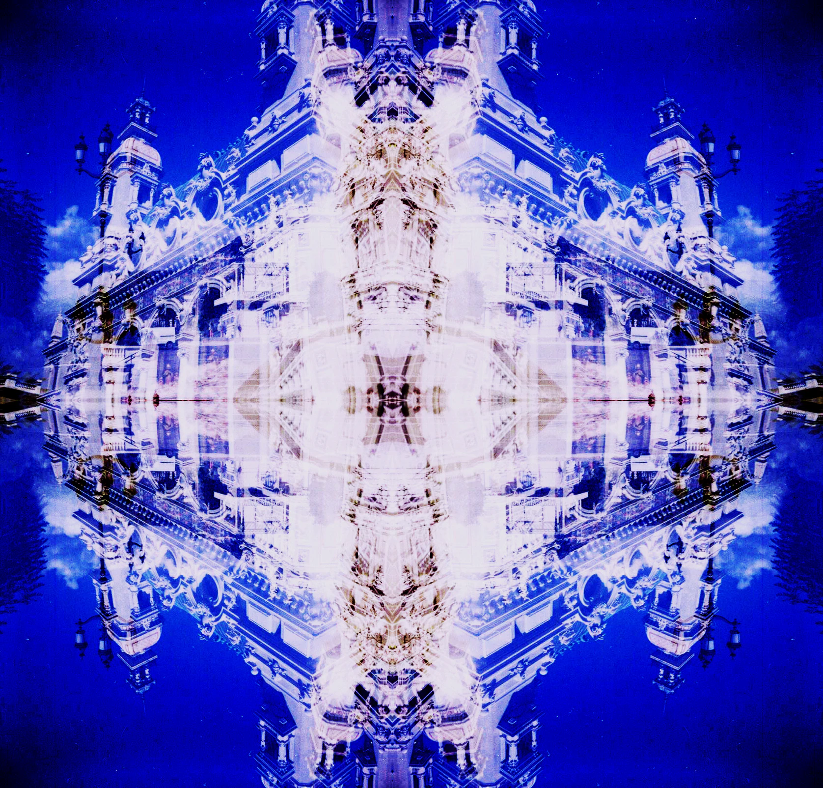 KALEIDOSCOPES or cities in blue by Julia  Tet...