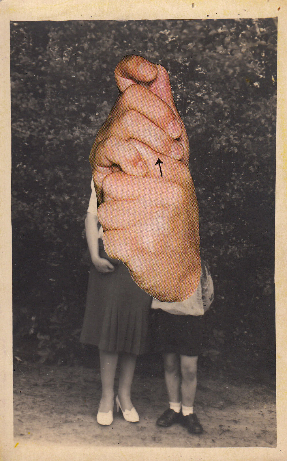 Selection of collages on old photographs I - 2014 / 2016 by Taher JAOUI...