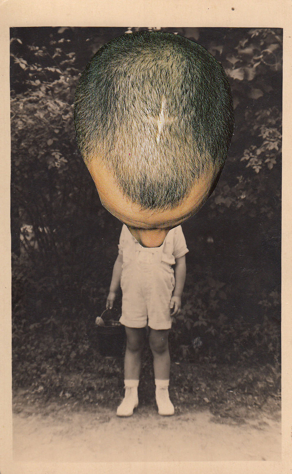 Selection of collages on old photographs I - 2014 / 2016 by Taher JAOUI...