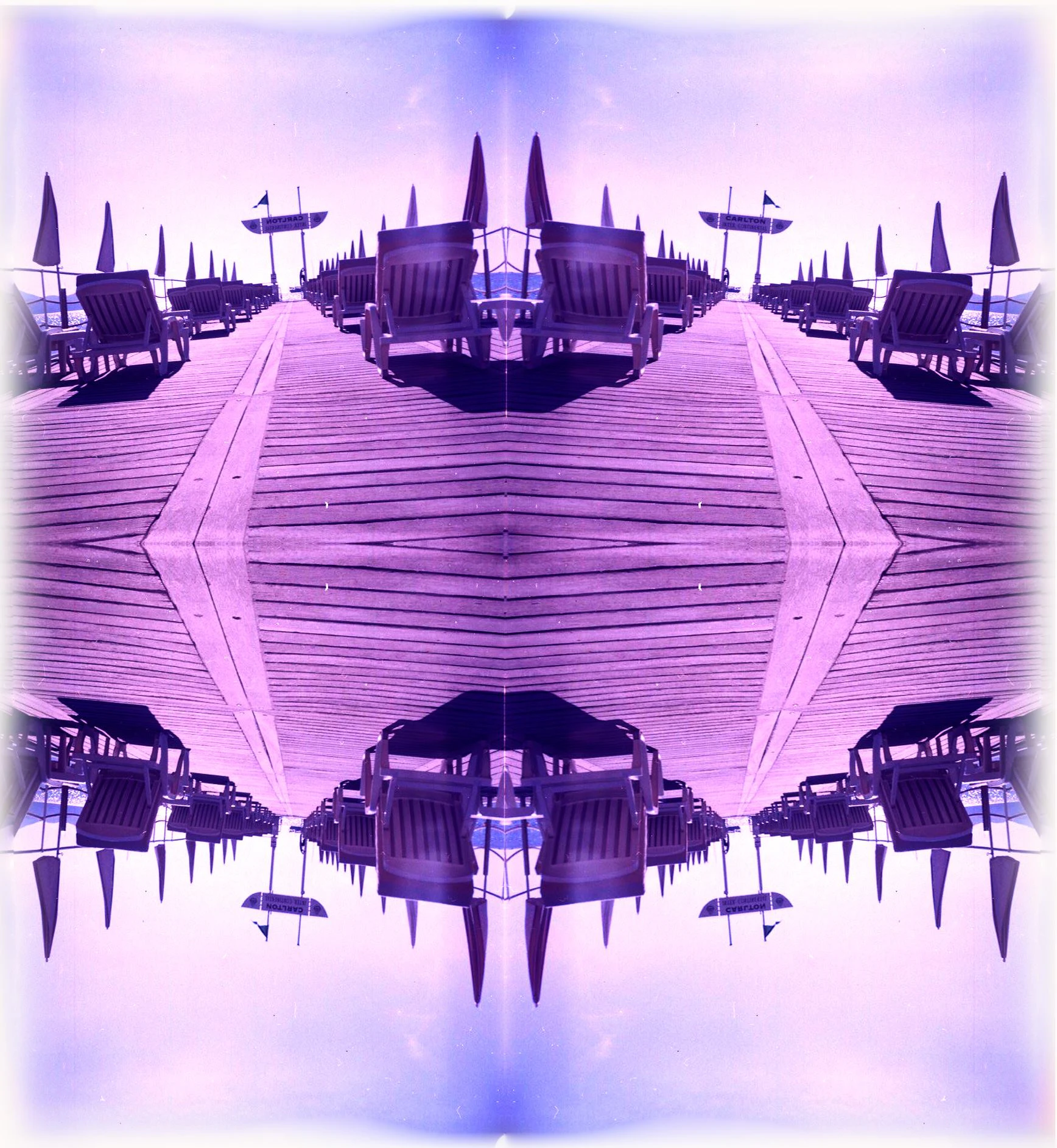 KALEIDOSCOPES or cities in blue by Julia  Tet...