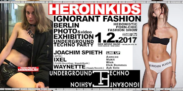 HEROIN KIDS ART EXHIBITION & UNDERGROUND TECHNO PARTY @ Der Weiße Hase, Berlin