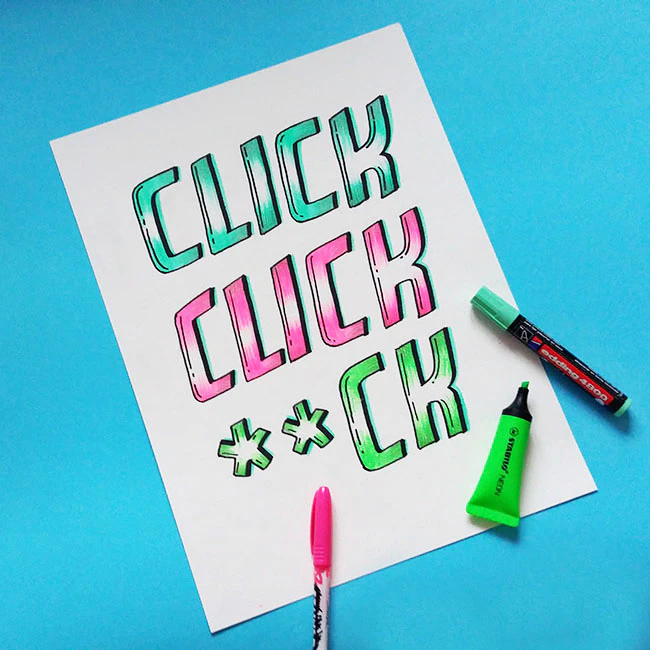 Contemporary lifestyle - hand lettering by Magdalena Koscianska | Magic Suitcase...