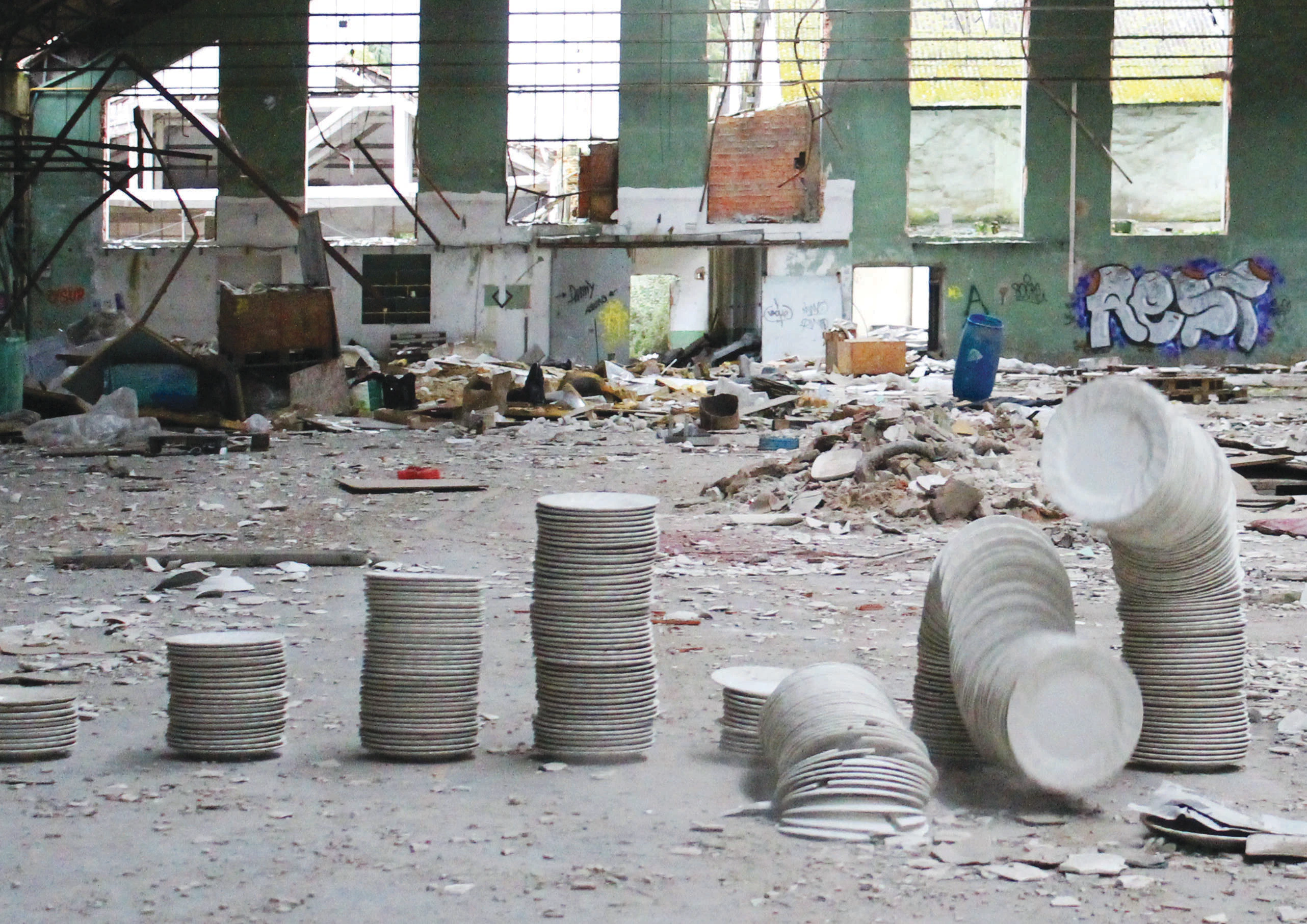 Walk of Plates by OLGA KOZMANIDZE...