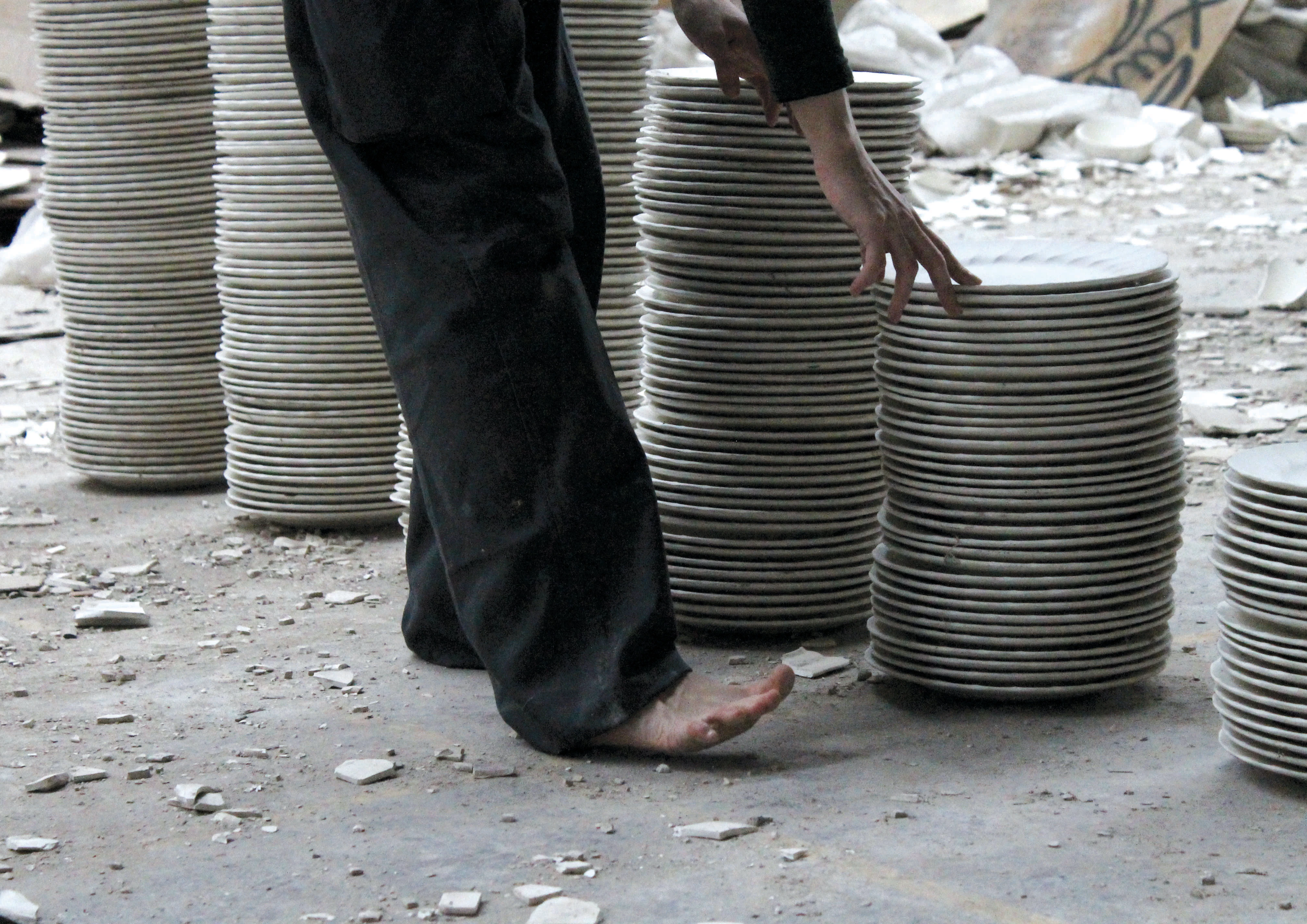 Walk of Plates by OLGA KOZMANIDZE...