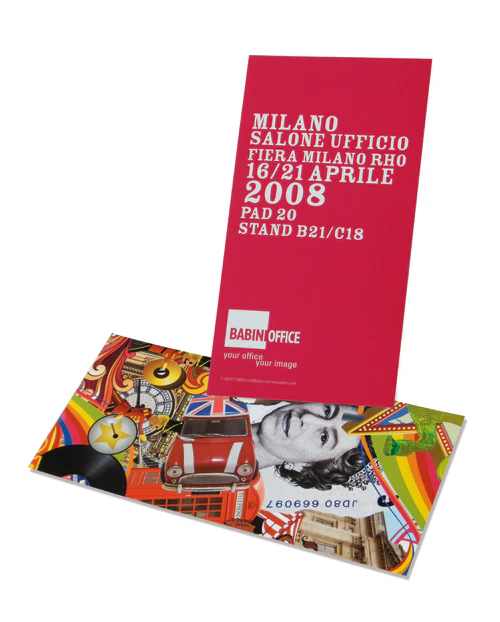 graphic design for shoppers and invitation by gabriele gerini...